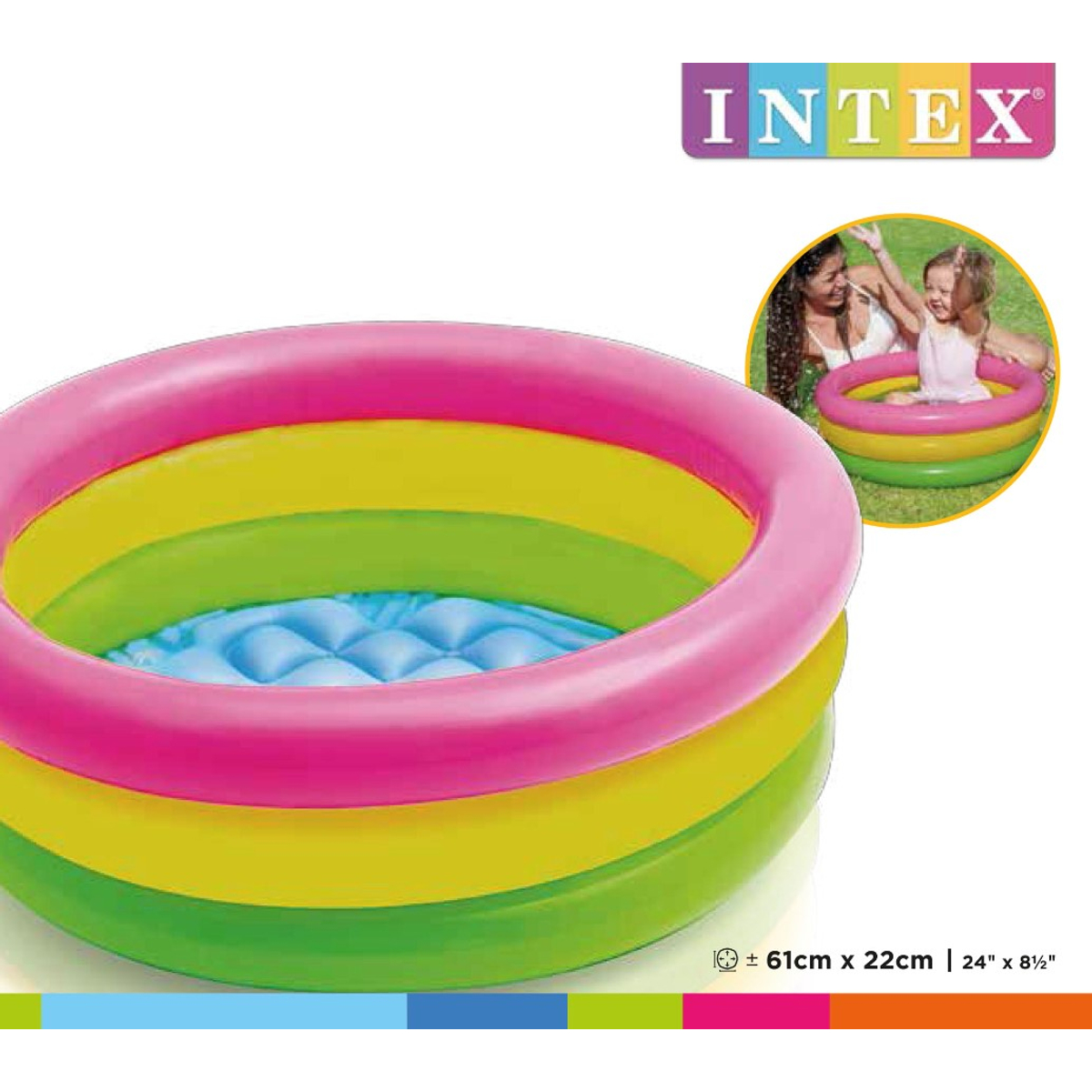 Intex Baby Zwembad Sunset Glow (61X22 cm)