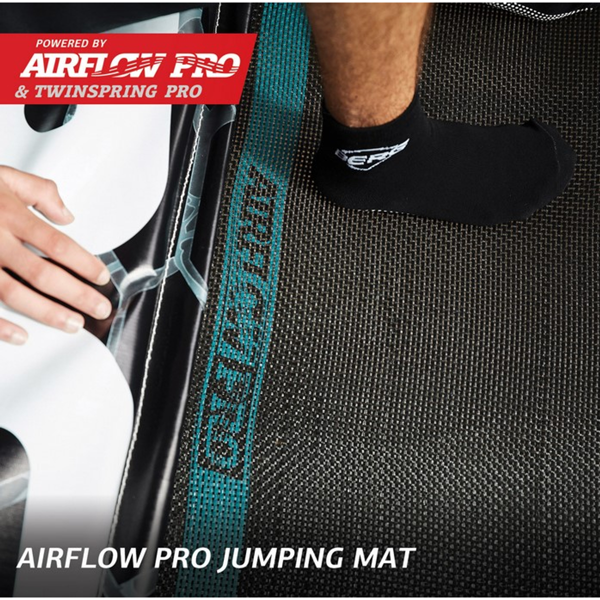 Berg Ultim Pro Bouncer Regular Trampoline 500 + Safety Net Deluxe XL