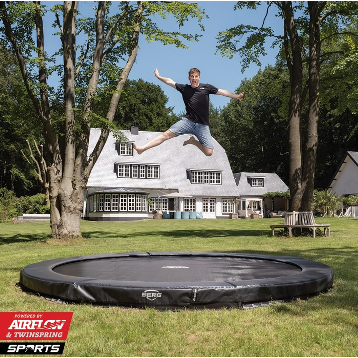 Berg Champion Inground Trampoline 270 Grey