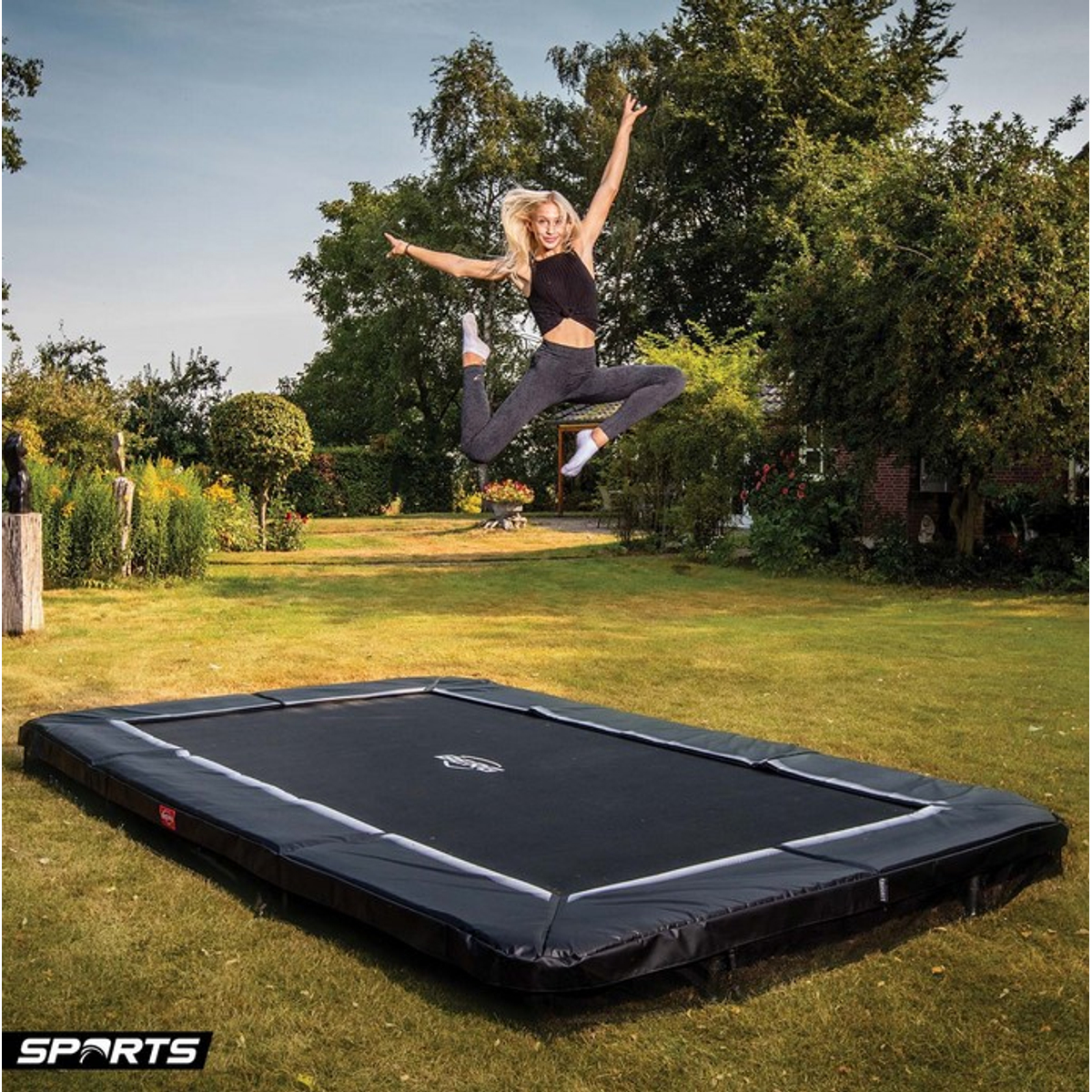 Berg Ultim Champion Inground Trampoline 330 Black