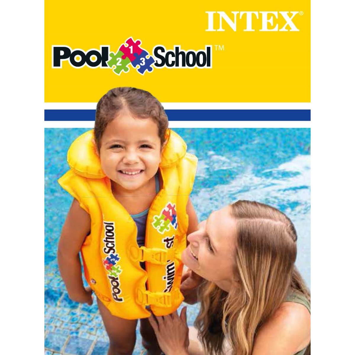 Intex 58660 Gilet de natation gonflable Pool School