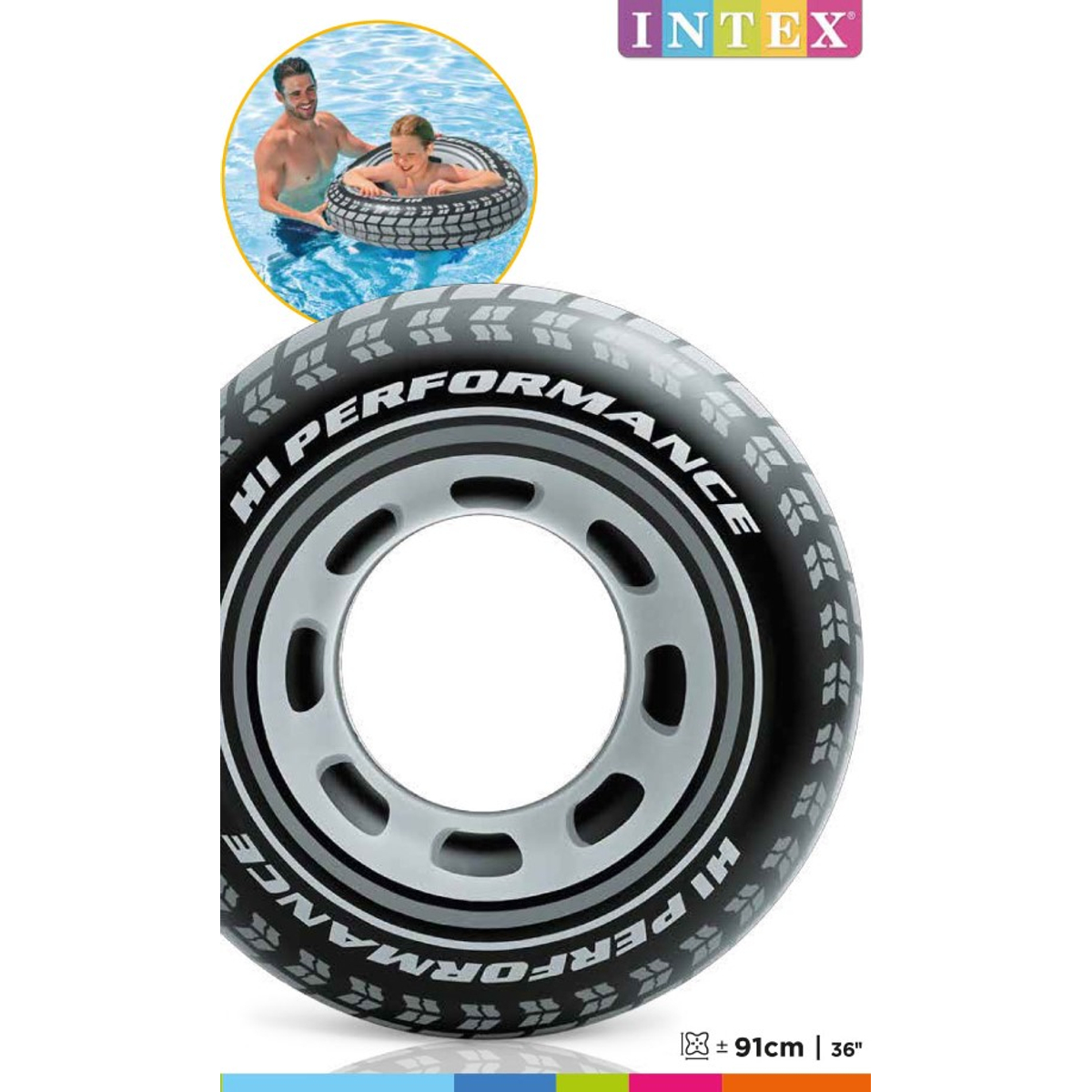 Intex Zwemband Giant Tire 91cm