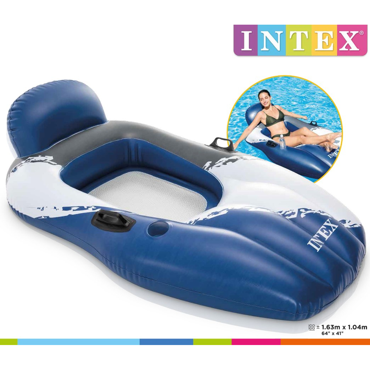 Intex Opblaasbare Relax Lounge (163X104cm)