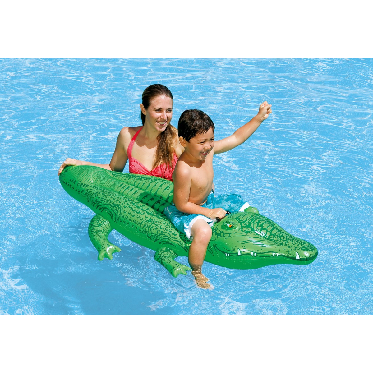 Intex Ride-On Opblaasbare Krokodil 168 cm