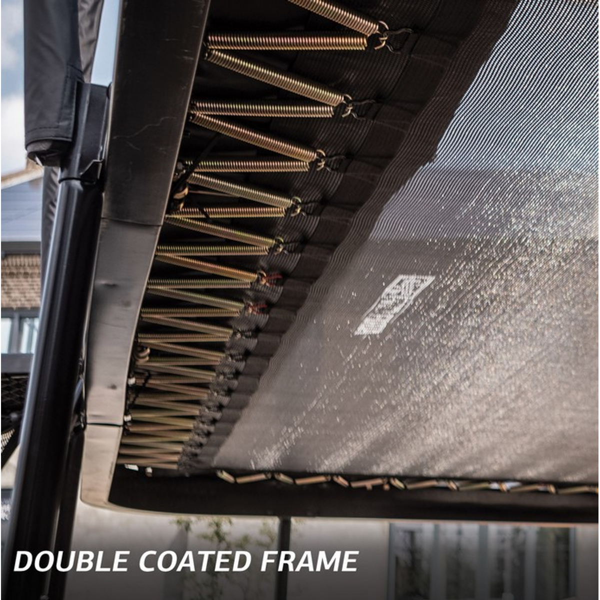 Berg Ultim Champion Regular Trampoline 500 Grijs + Safety Net Deluxe XL