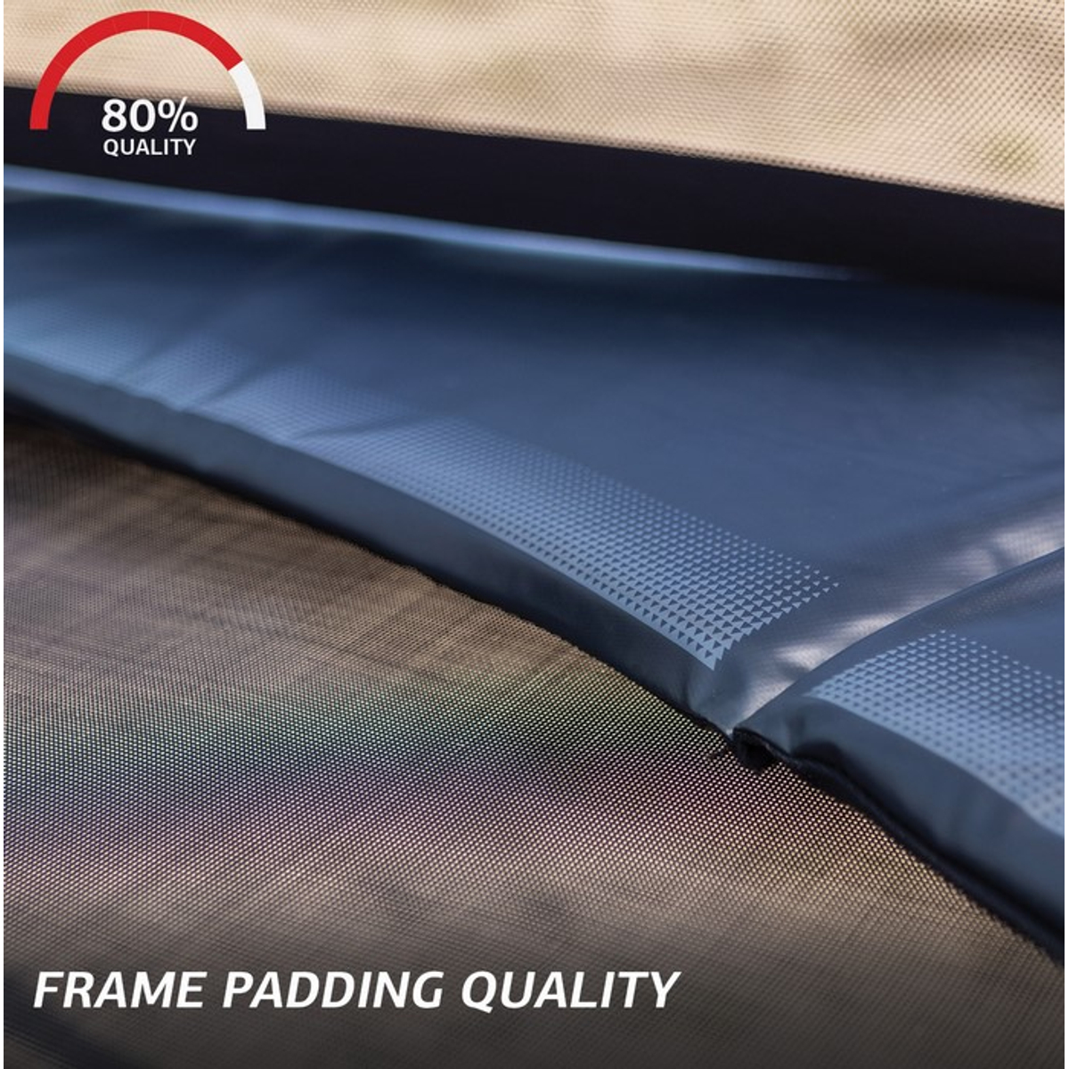 Berg Ultim Champion Inground Trampoline 330 Black + Safety Net Deluxe