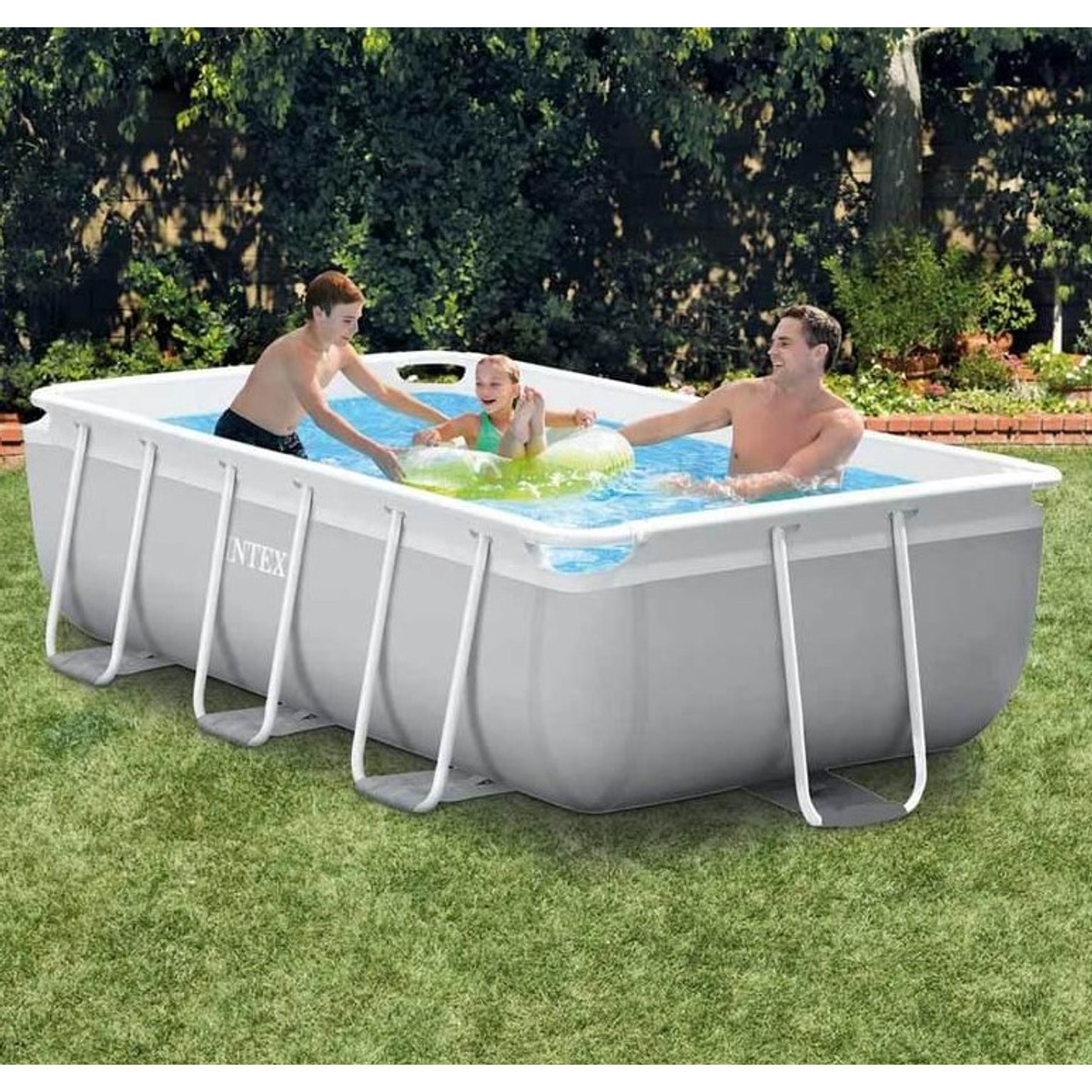Intex Zwembad Prism Frame Rectangular Pool Set (400X200X122)