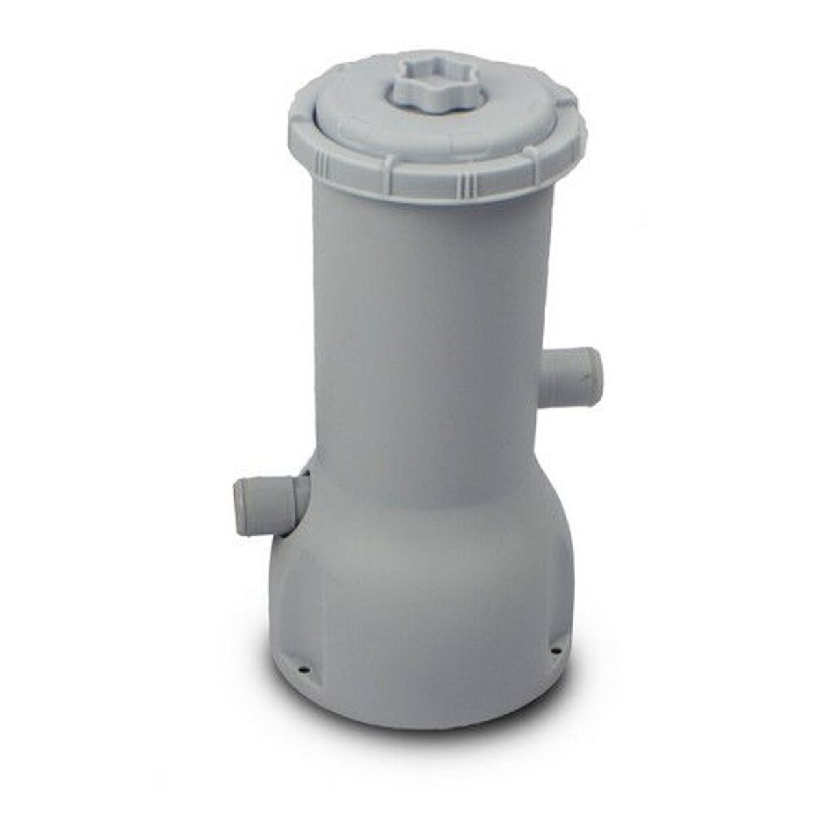 EXIT Noir Piscine en cuir Ã¸488x122cm avec pompe de filtration - noir