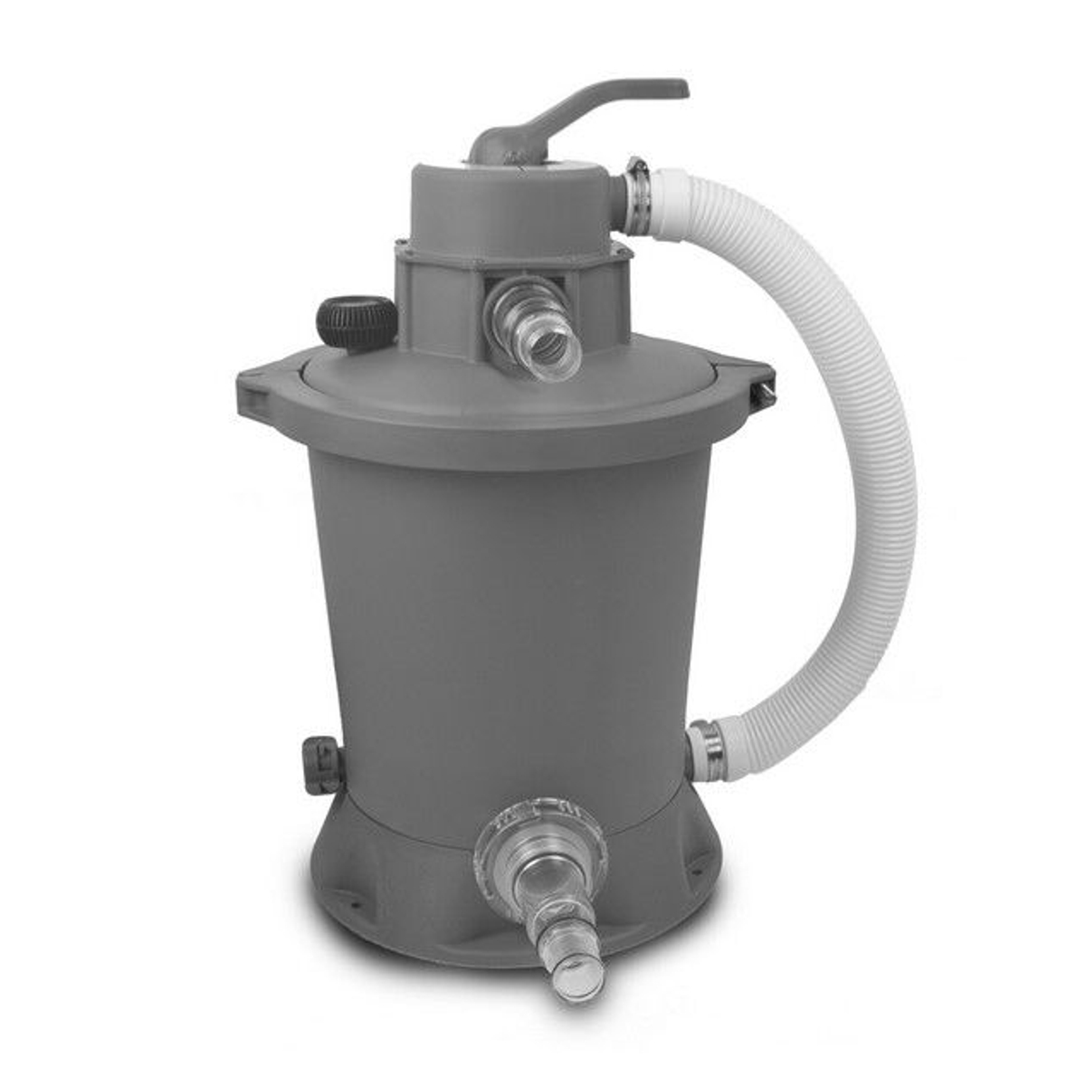 EXIT Piscine en pierre Ã¸488x122cm avec pompe Ã sable - gris