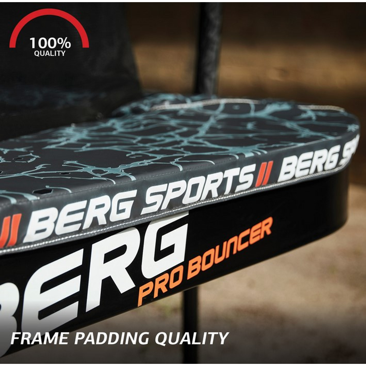 Berg Ultim Pro Bouncer Regular Trampoline 500 + Safety Net Deluxe XL