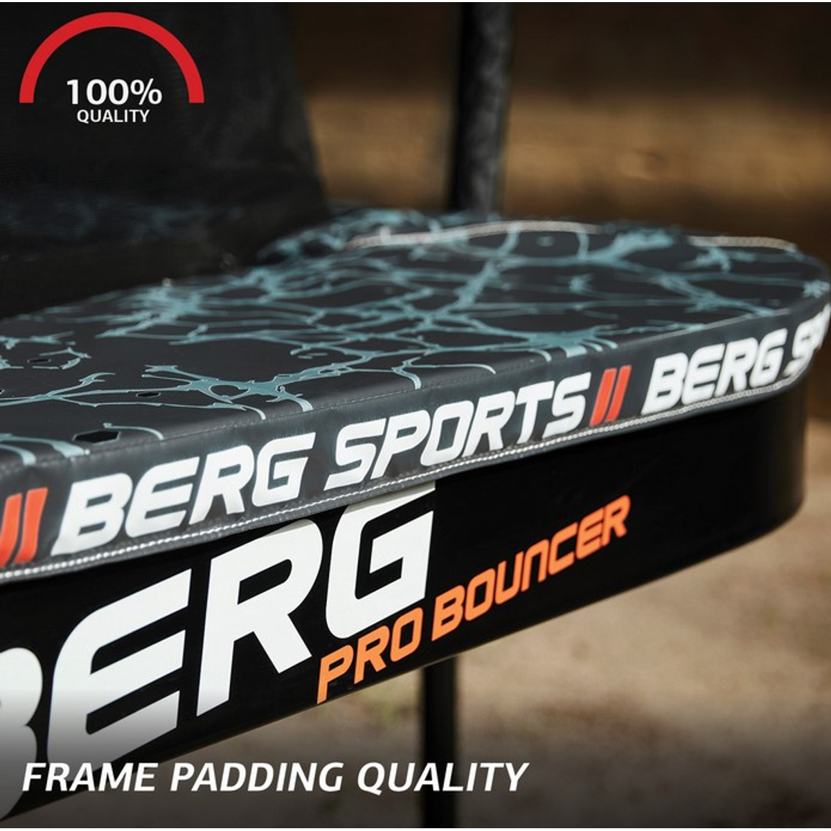 BERG Ultim Pro Bouncer Flatground Trampoline 500 + AeroWall 2x2