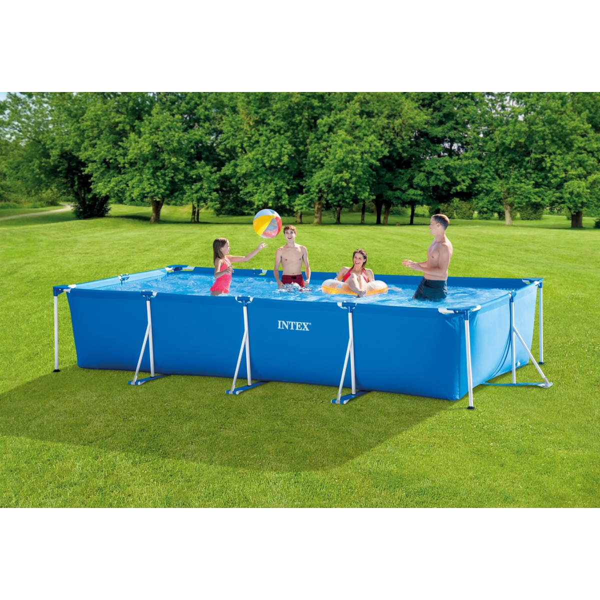 Intex Zwembad Rectangular Frame Pool (450X220X84)