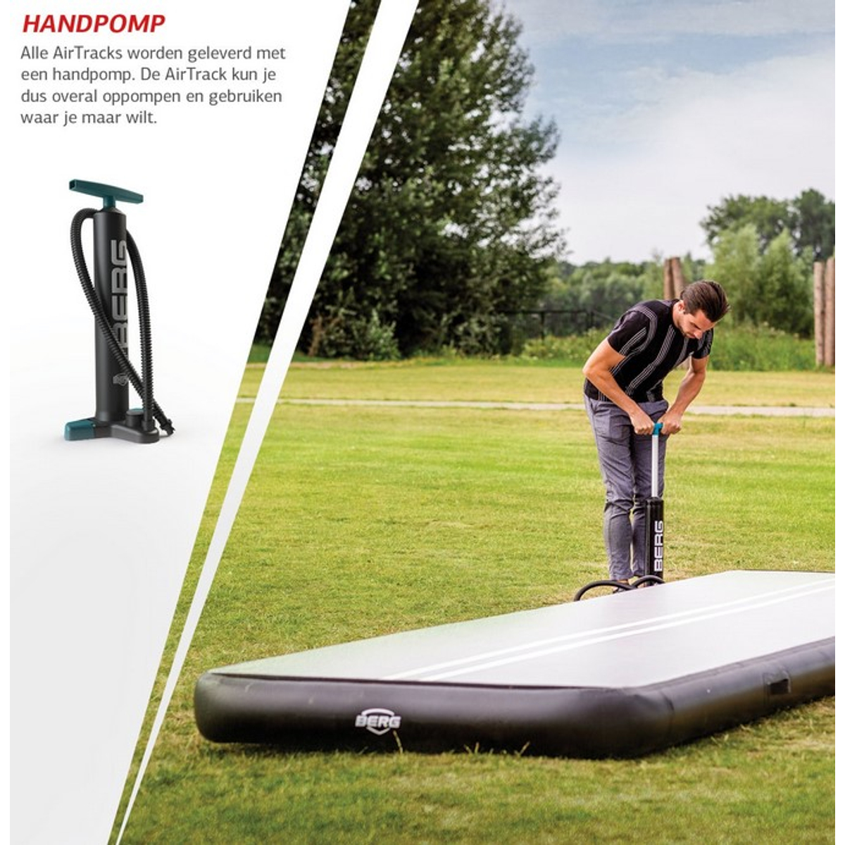 Berg AirTrack Home 300 Black (300x100x10cm)
