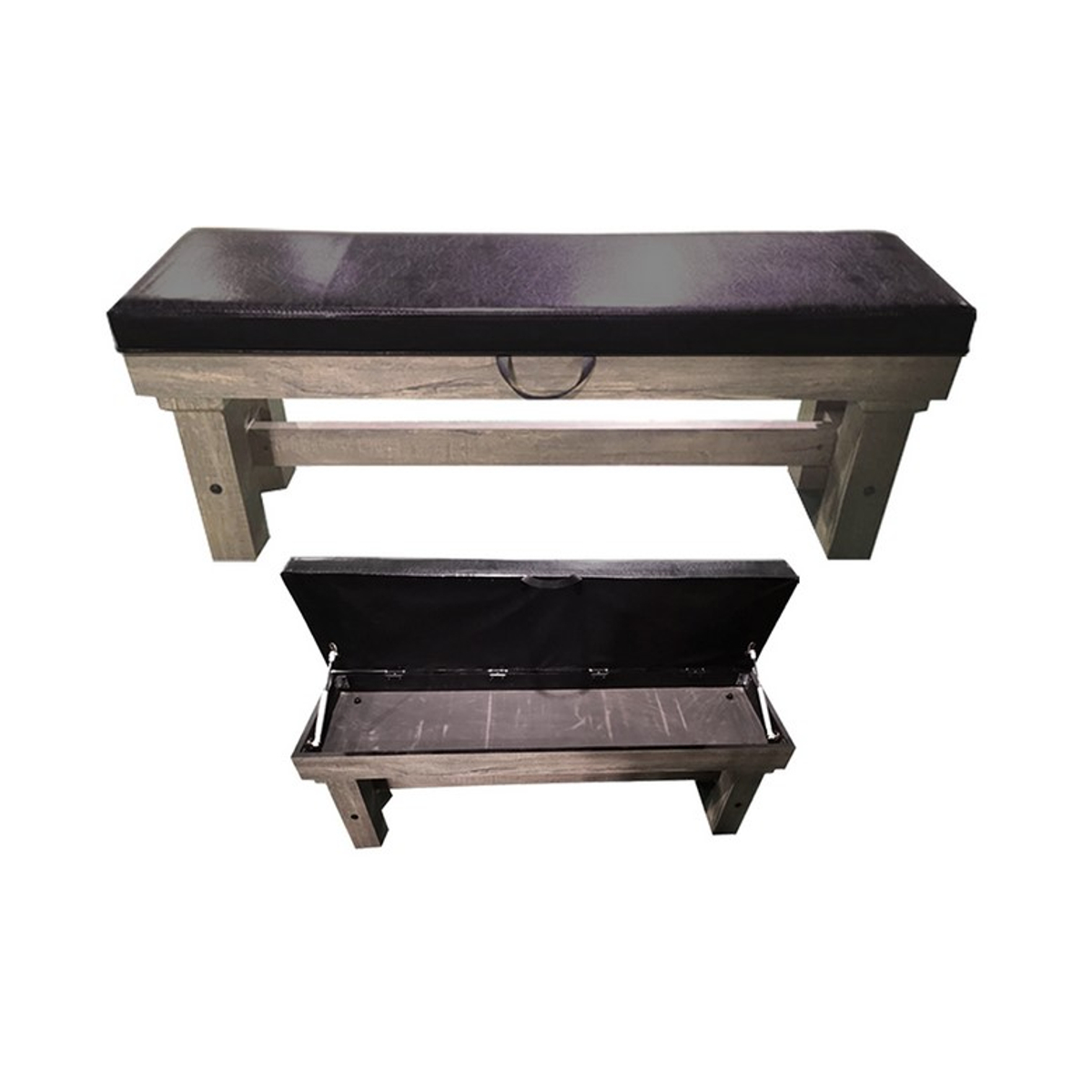 Top Table Dinner Pooltafel Wood Met Banken 7FT