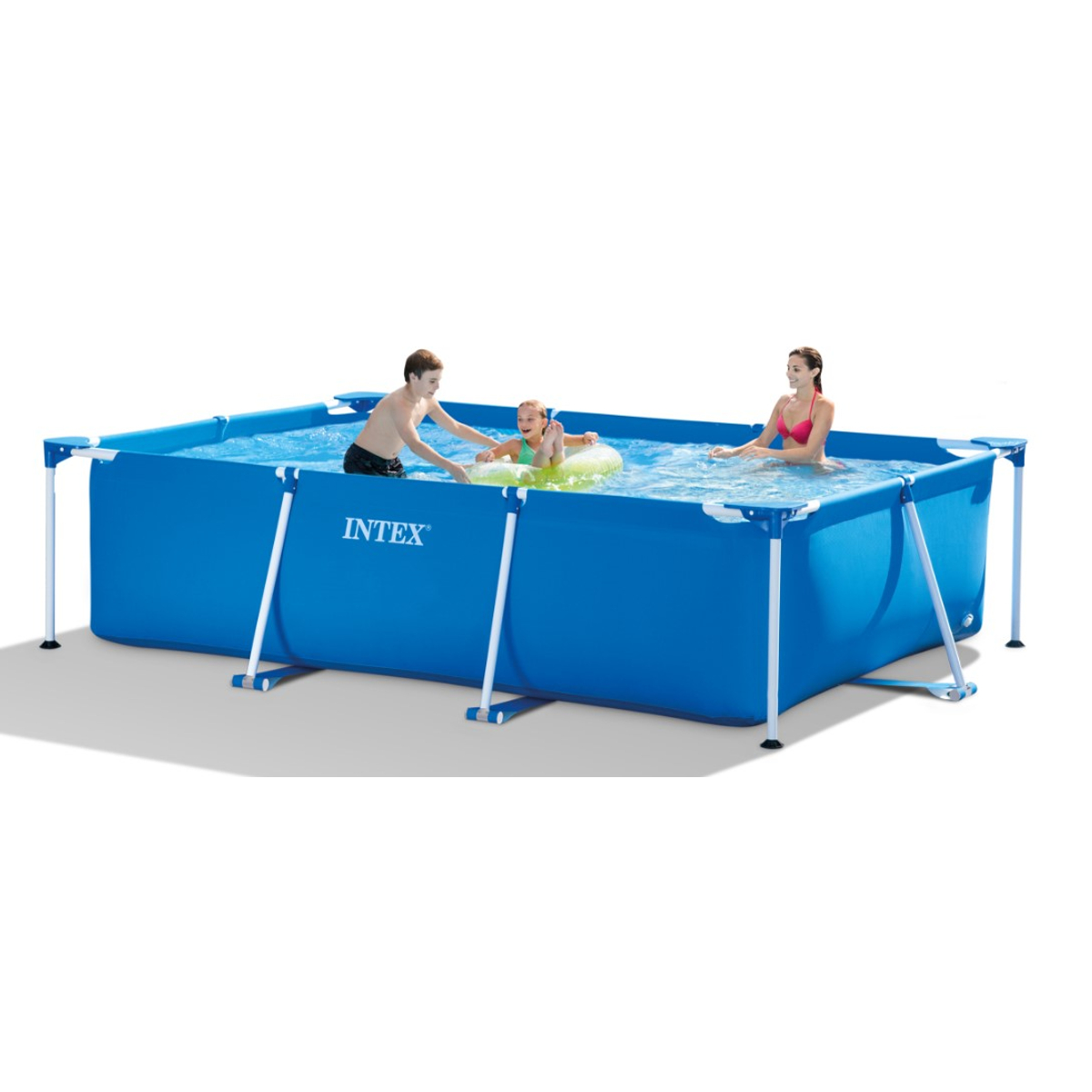 Intex Zwembad rectangular Frame Pool  (300X200X75) Blauw