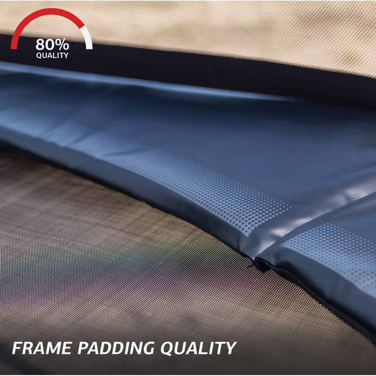 Berg Ultim Champion Regular Trampoline 500 Grijs + Safety Net Deluxe XL