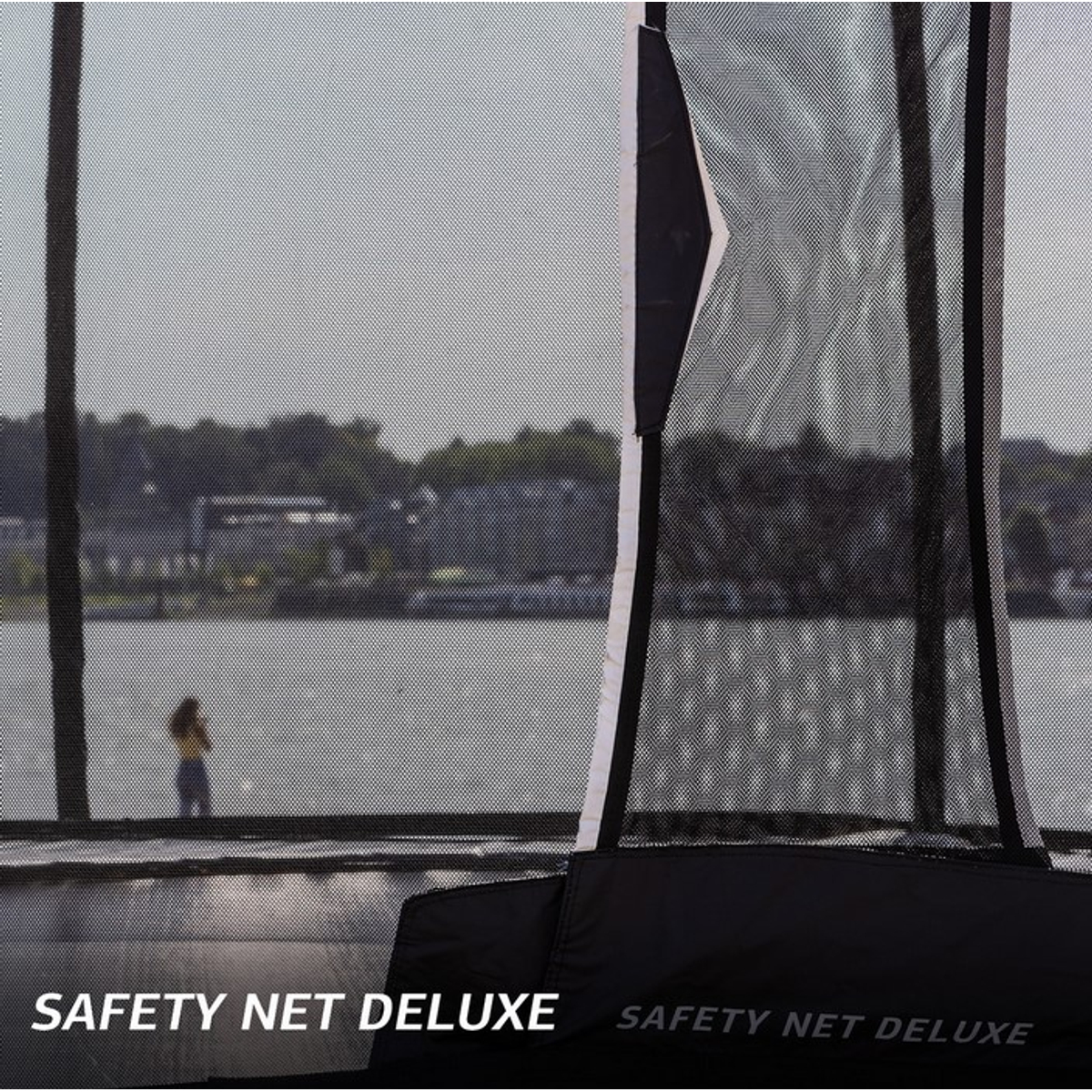 Berg Champion Inground Trampoline 270 Grey + Safety Net Deluxe