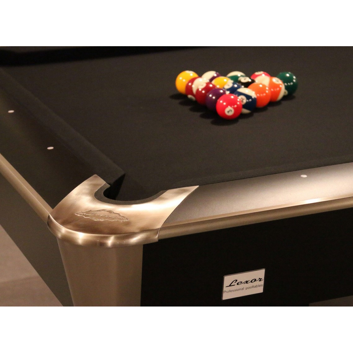 Top Table Lexor Pooltafel X-treme II Pro Black RVS 8FT 