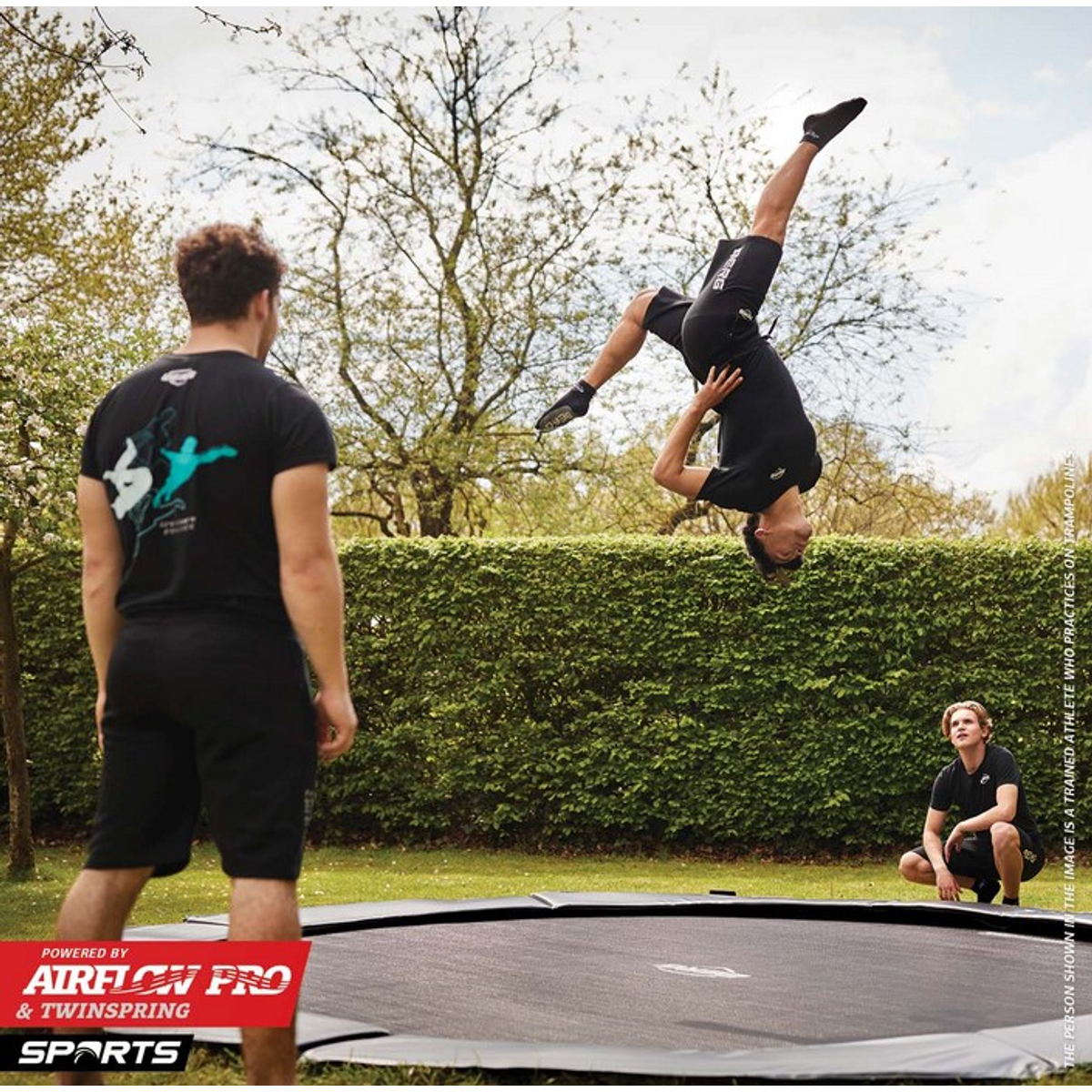 Berg Champion Flatground Trampoline 380 Black