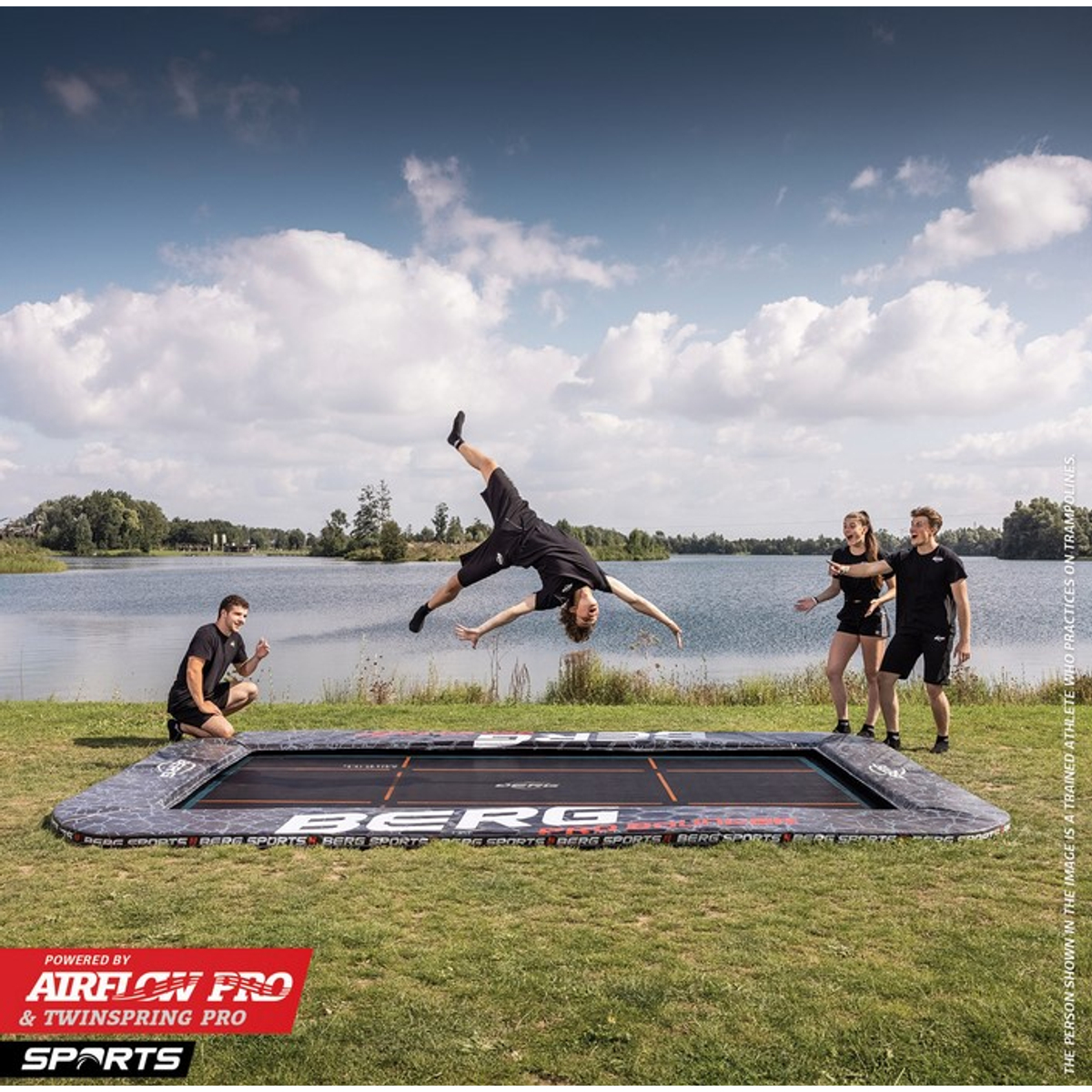 BERG Ultim Pro Bouncer Flatground Trampoline 500