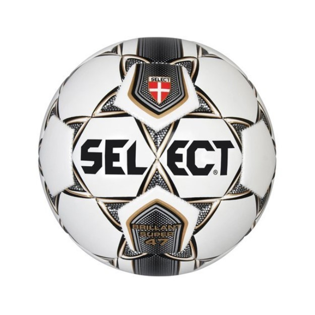 Select Football Brillant Super 47 DBU White/Grey
