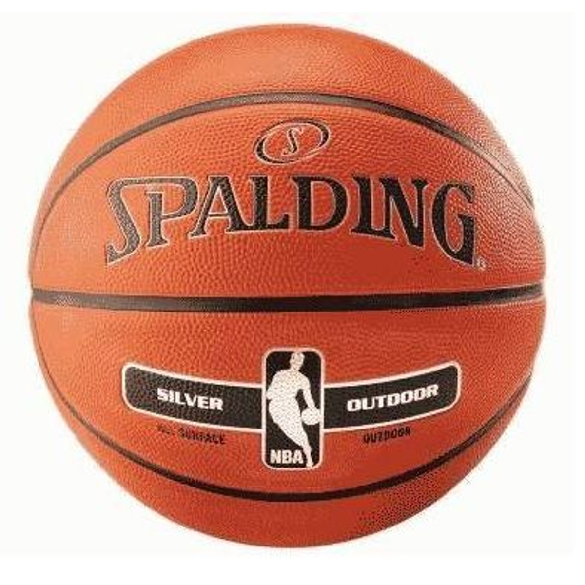 Spalding NBA Silver Indoor/Outdoor Basketbal