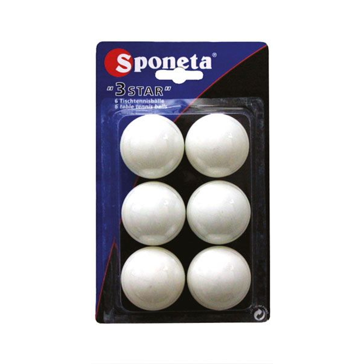 Sponeta 3 Ster Tafeltennisballen