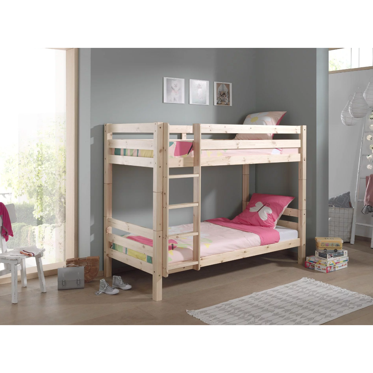 Stapelbed Silke 160 cm - Naturel