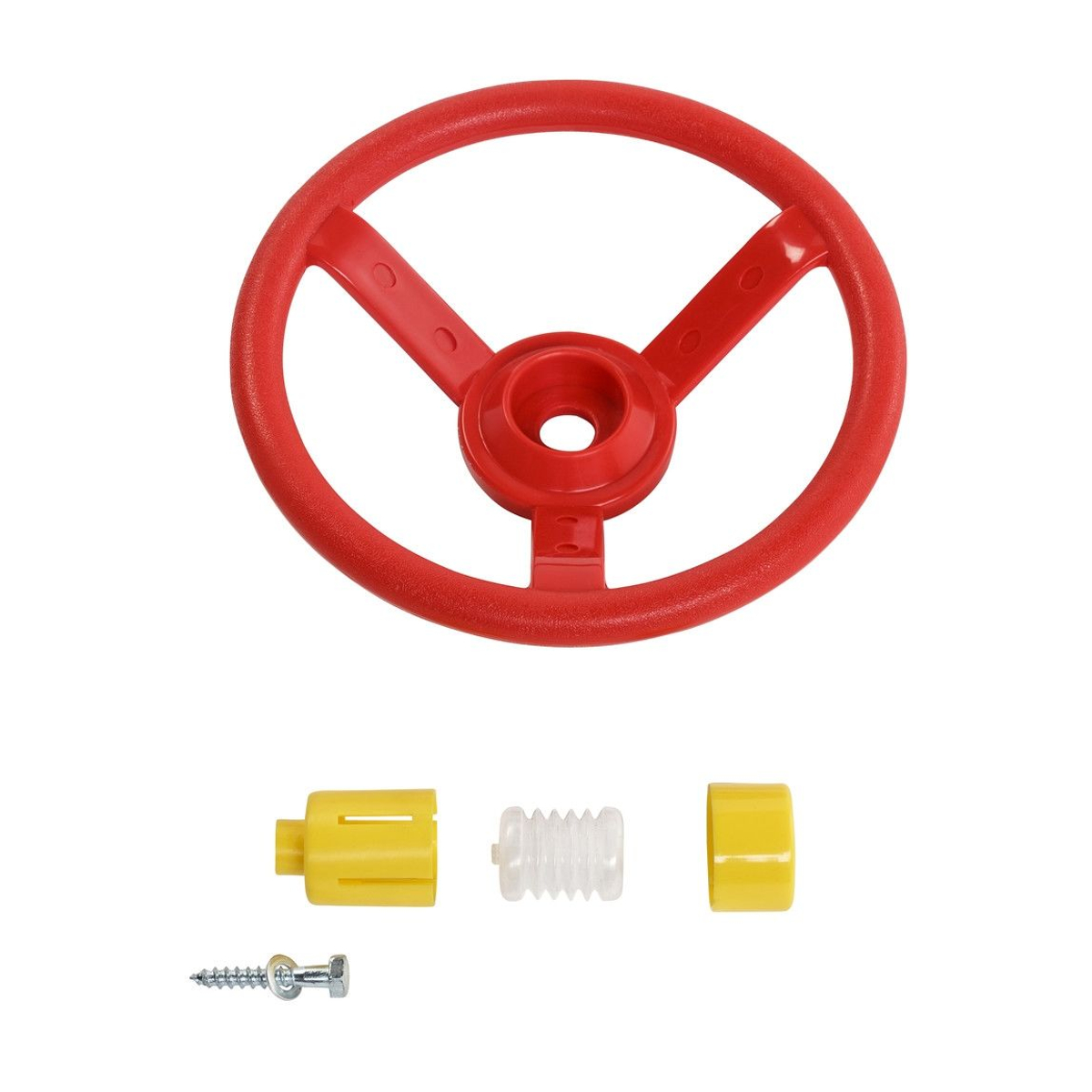 Stuurwiel - Rood met toeter / hoorn