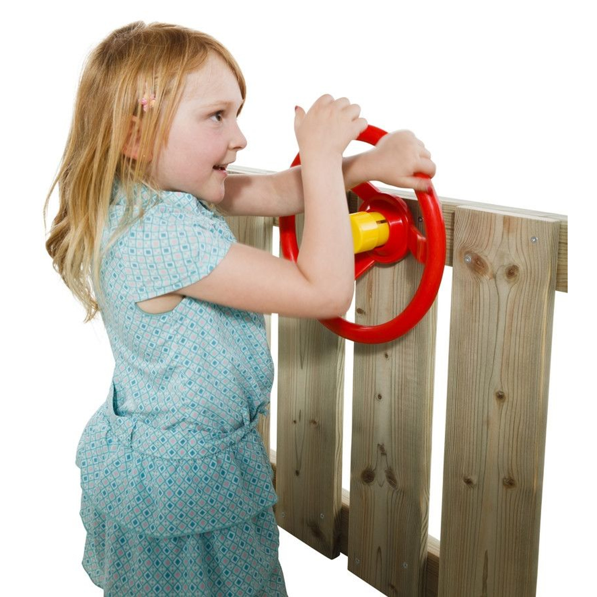 Stuurwiel - Rood met toeter / hoorn
