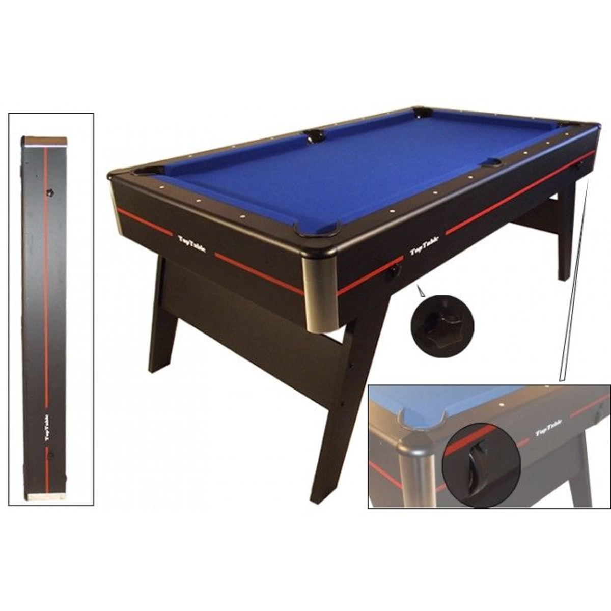 TopTable Pool Table Magiq 6.5ft