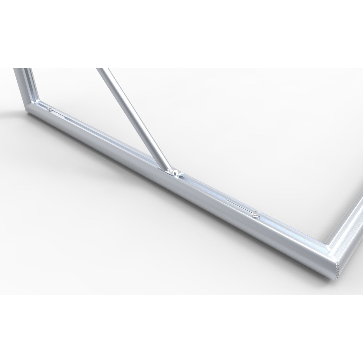Voetbaldoel Aluminium 300 cm Inclusief Groen Net