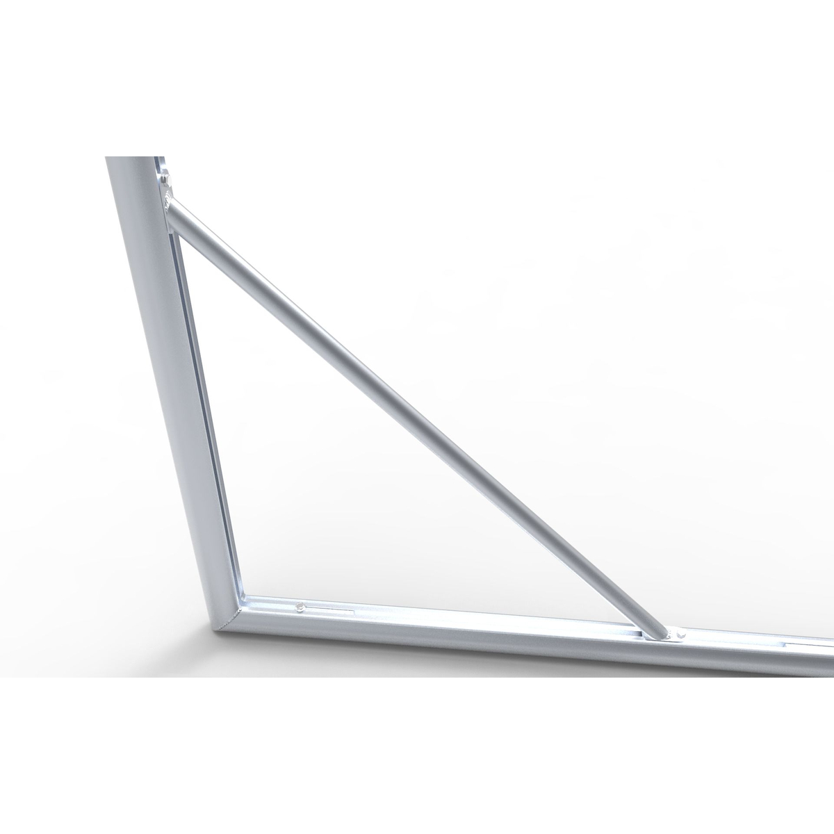 Voetbaldoel Aluminium 300 cm Inclusief Groen Net