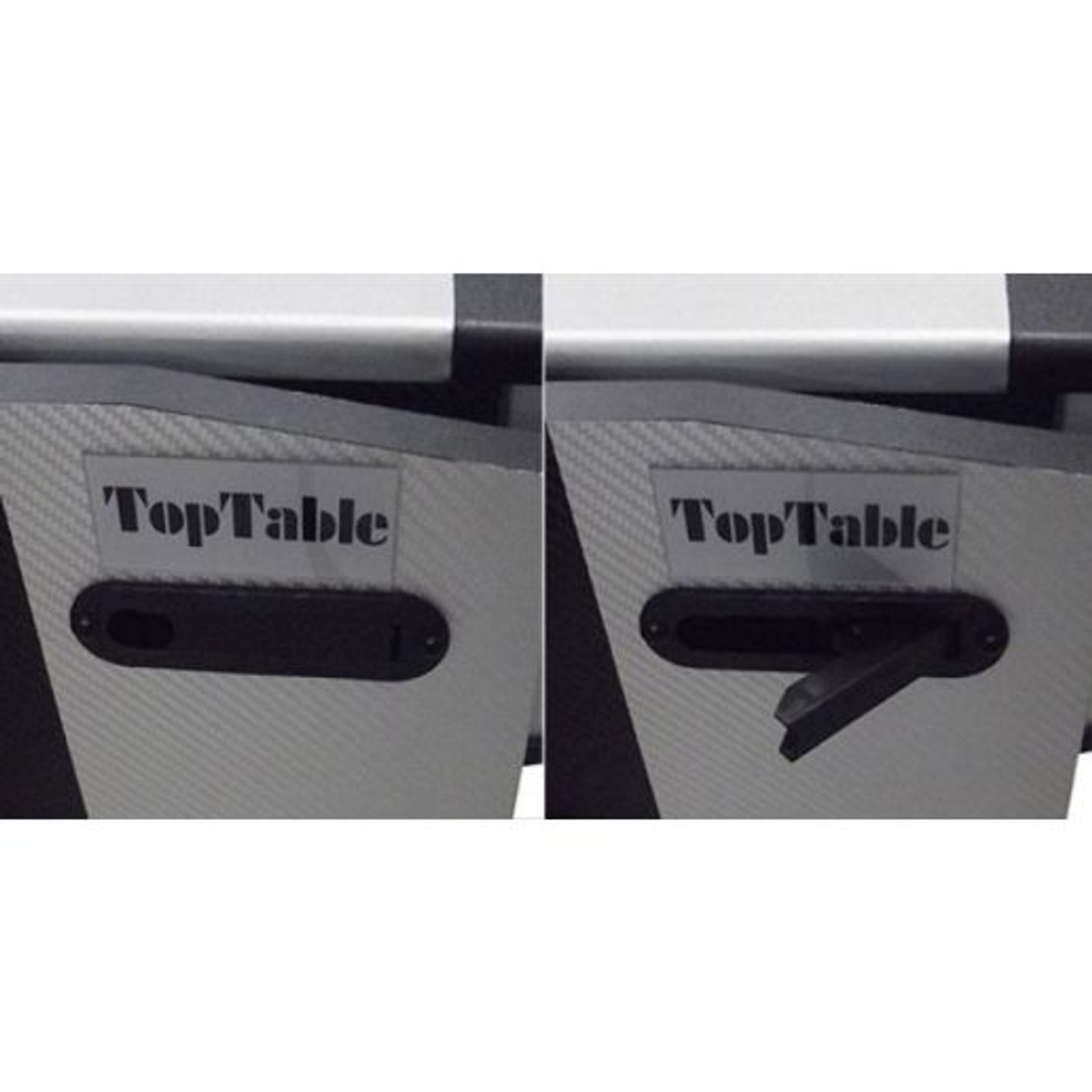 TopTable Twist 2in1 Junior Airhockey/Pooltafel Zwart/Wit 5FT