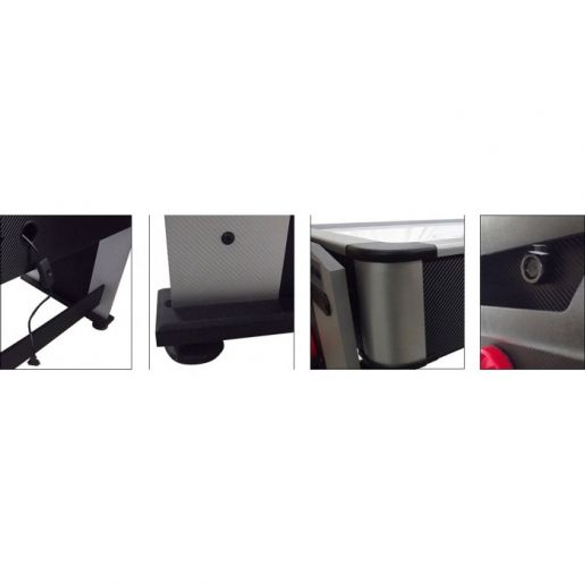 TopTable Twist 2in1 Junior Airhockey/Pool table Black/White 5FT