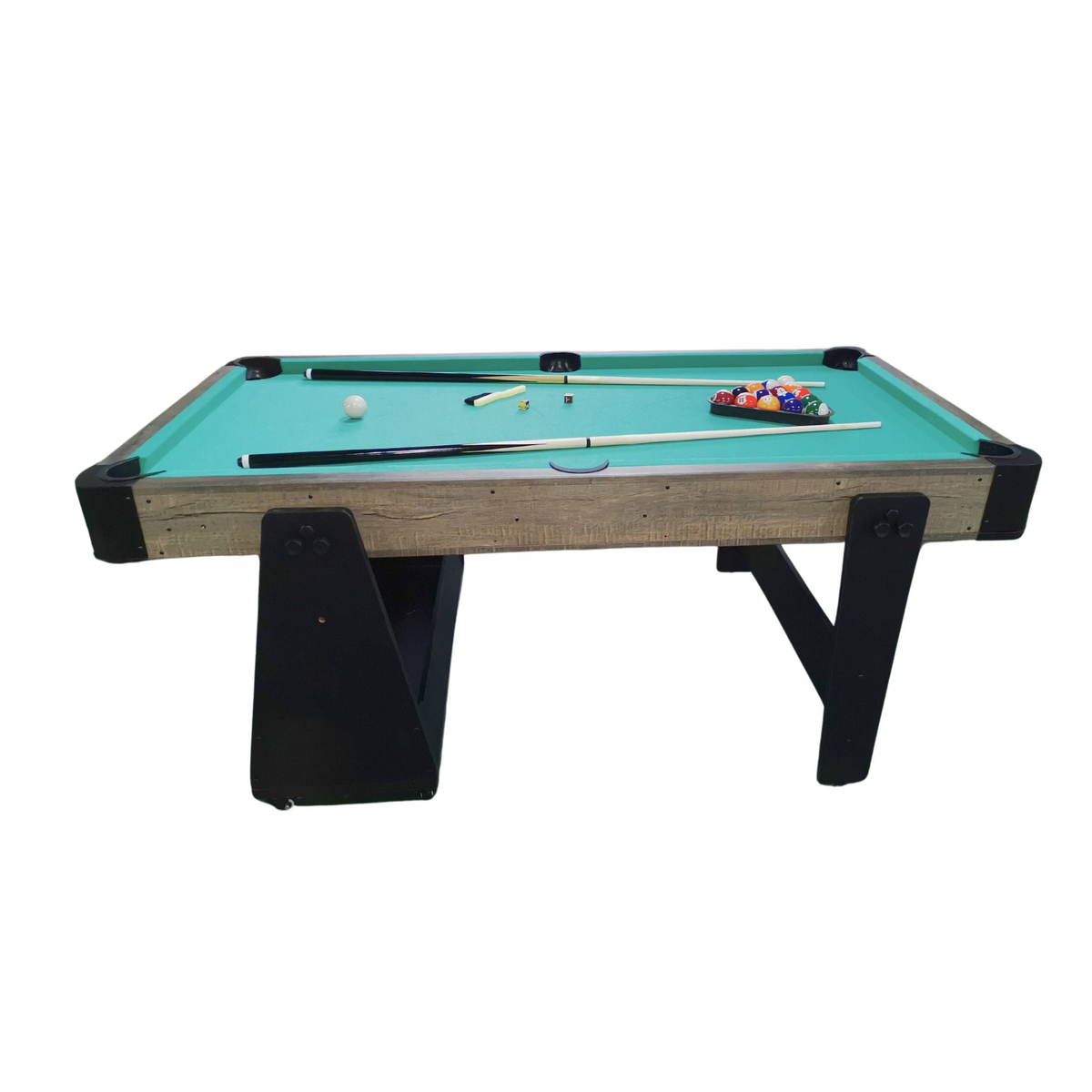 TopTable Magiq Easy-Mobile Pooltafel 6,5FT Wood 