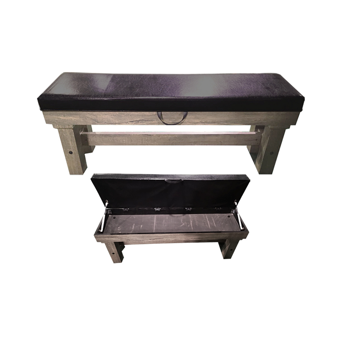 Top Table Dinner Pooltafel Wood Met Banken 8FT