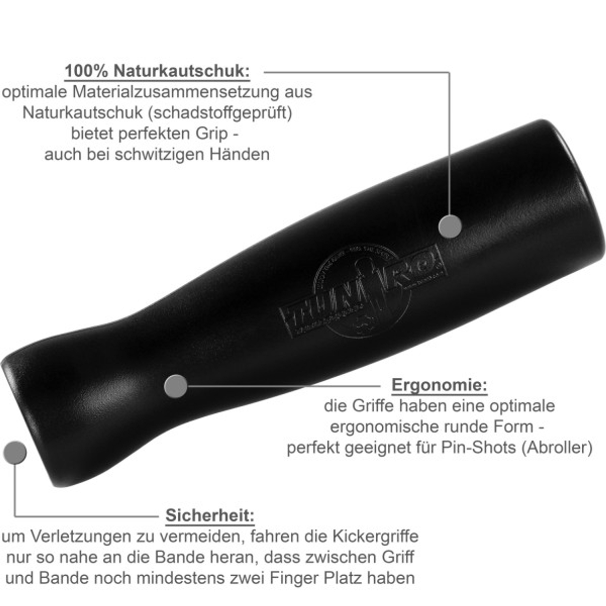 Tuniro Pro Black Voetbaltafel