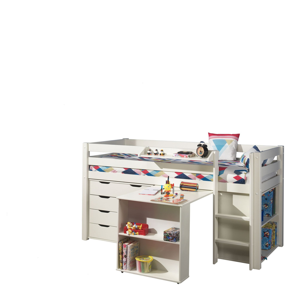 Uitschuifbaar Bureau Mila - Wit