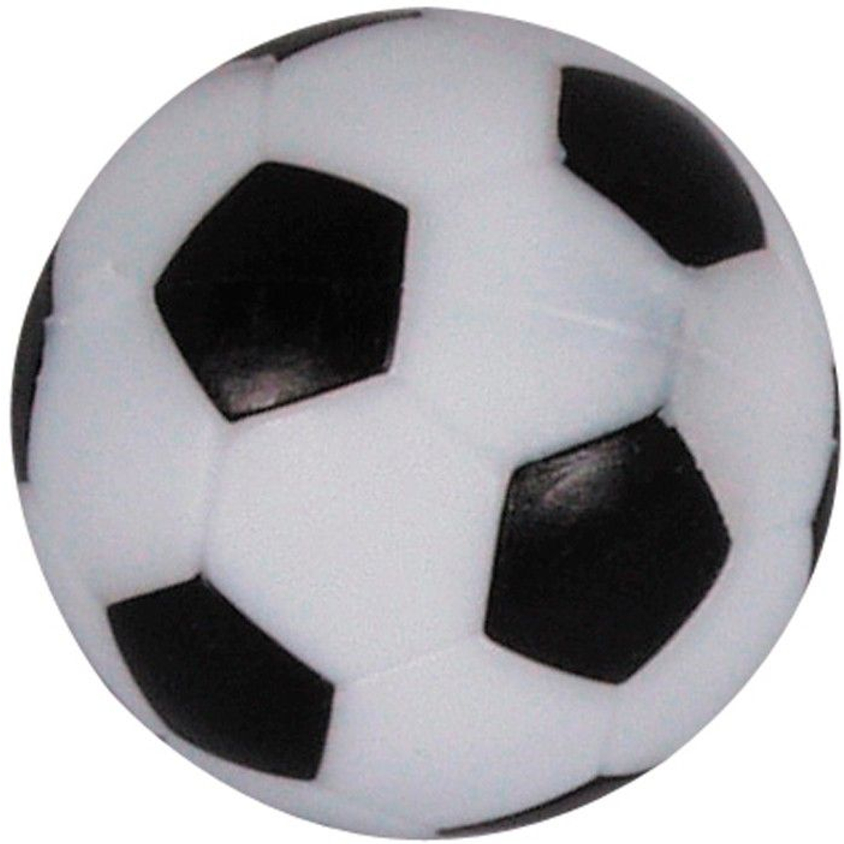 Tafelvoetbal voetballetjes zwart/wit met profiel