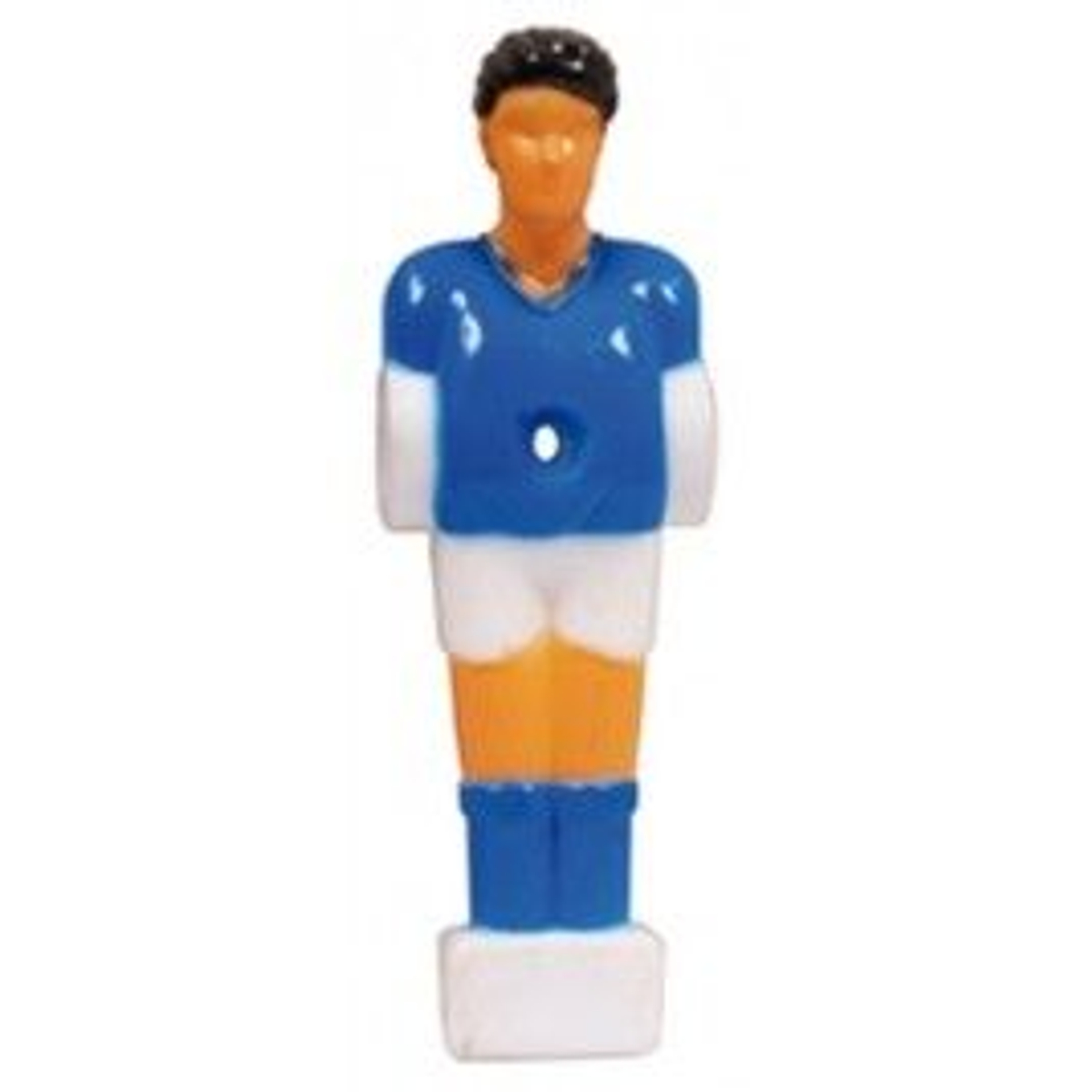 Voetbaltafelpop Blauw / Wit 13 mm