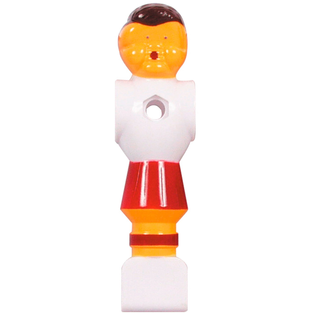Voetbaltafelpop Rood / Wit