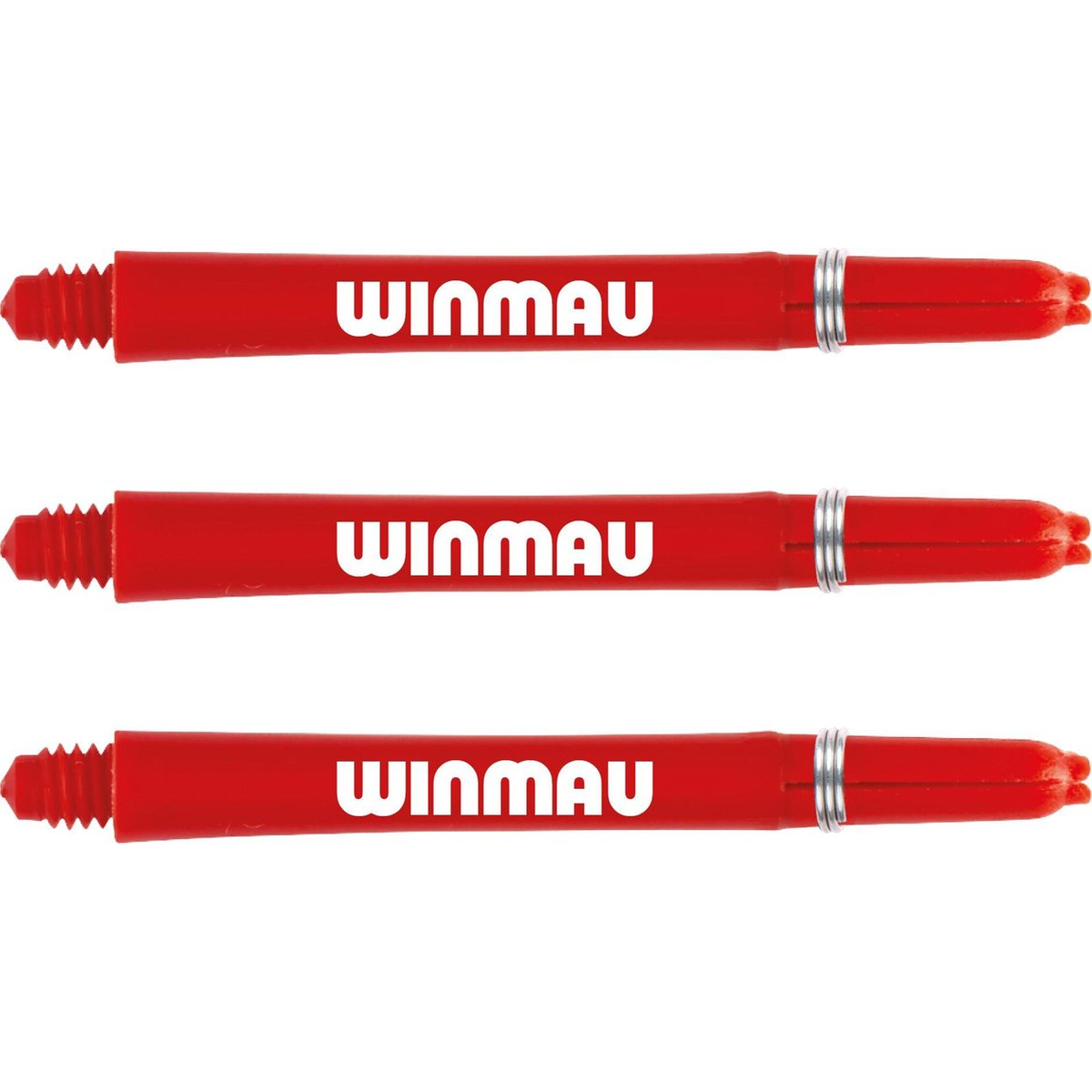 Winmau Dart Shafts Nylon Signature - Rood - Medium - (1 Set) 