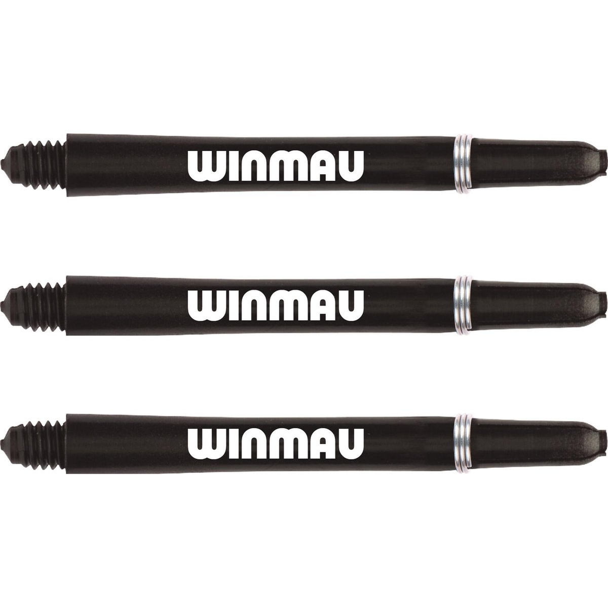 Winmau Dart Shafts Nylon Signature - Zwart - Medium - (1 Set) 
