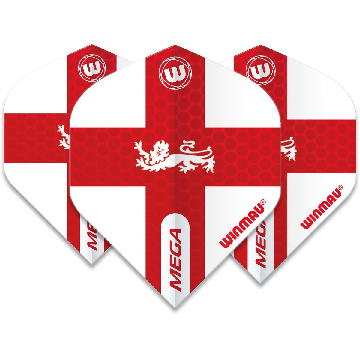 Winmau Mega Standard England dart flights
