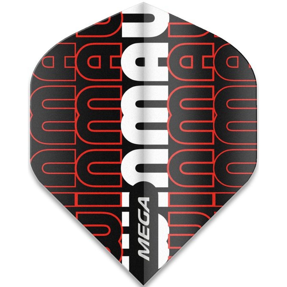 Winmau Mega Standard Winmau Logo Rood dart Flights