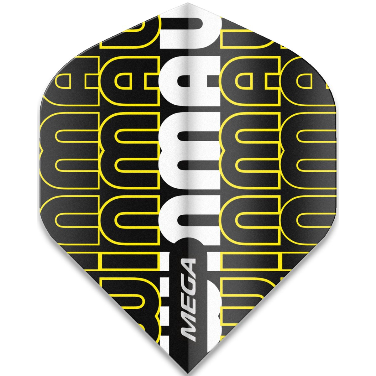 Winmau Mega Standard Winmau Logo Geel dartvluchten 