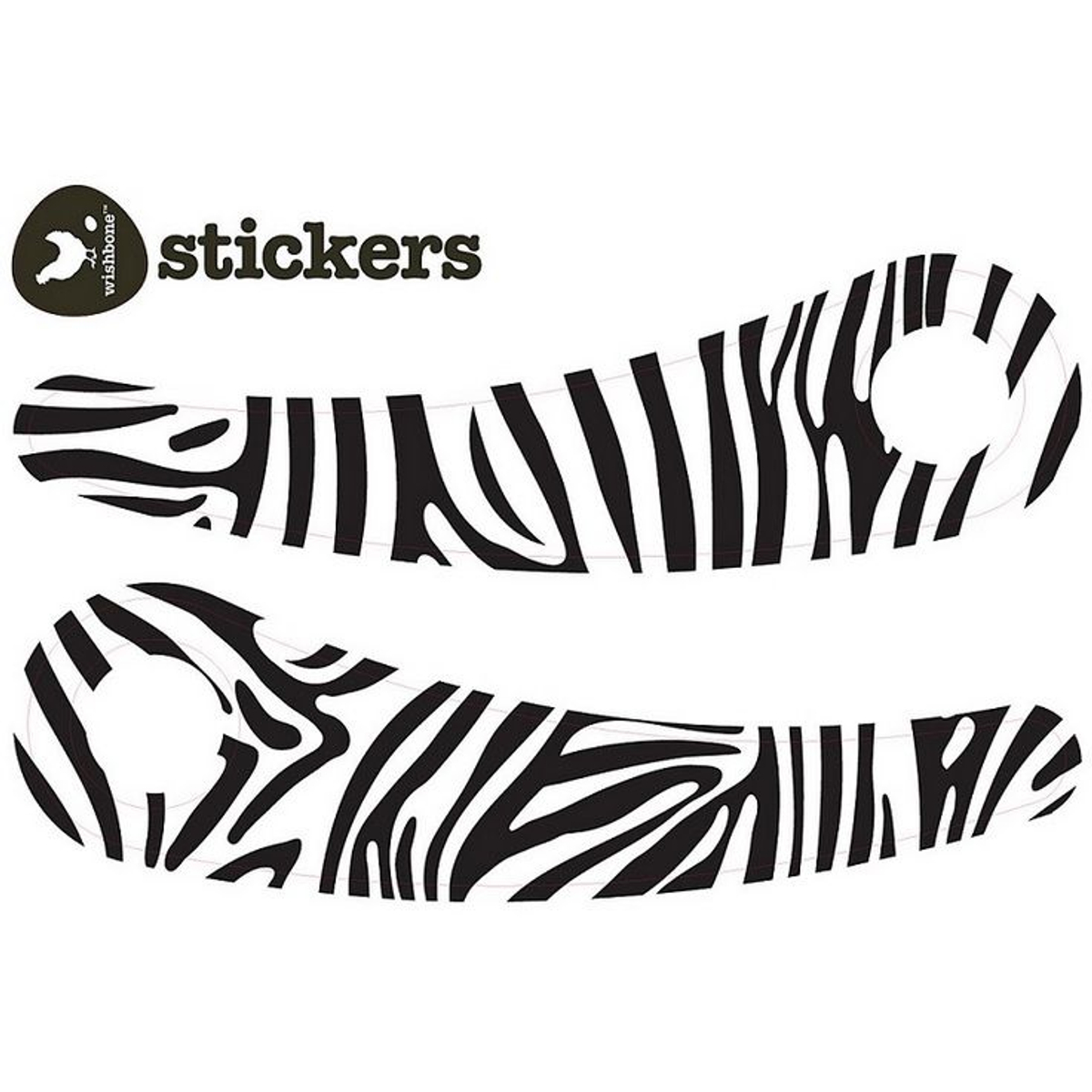 Wishbone Stickervel Zebra