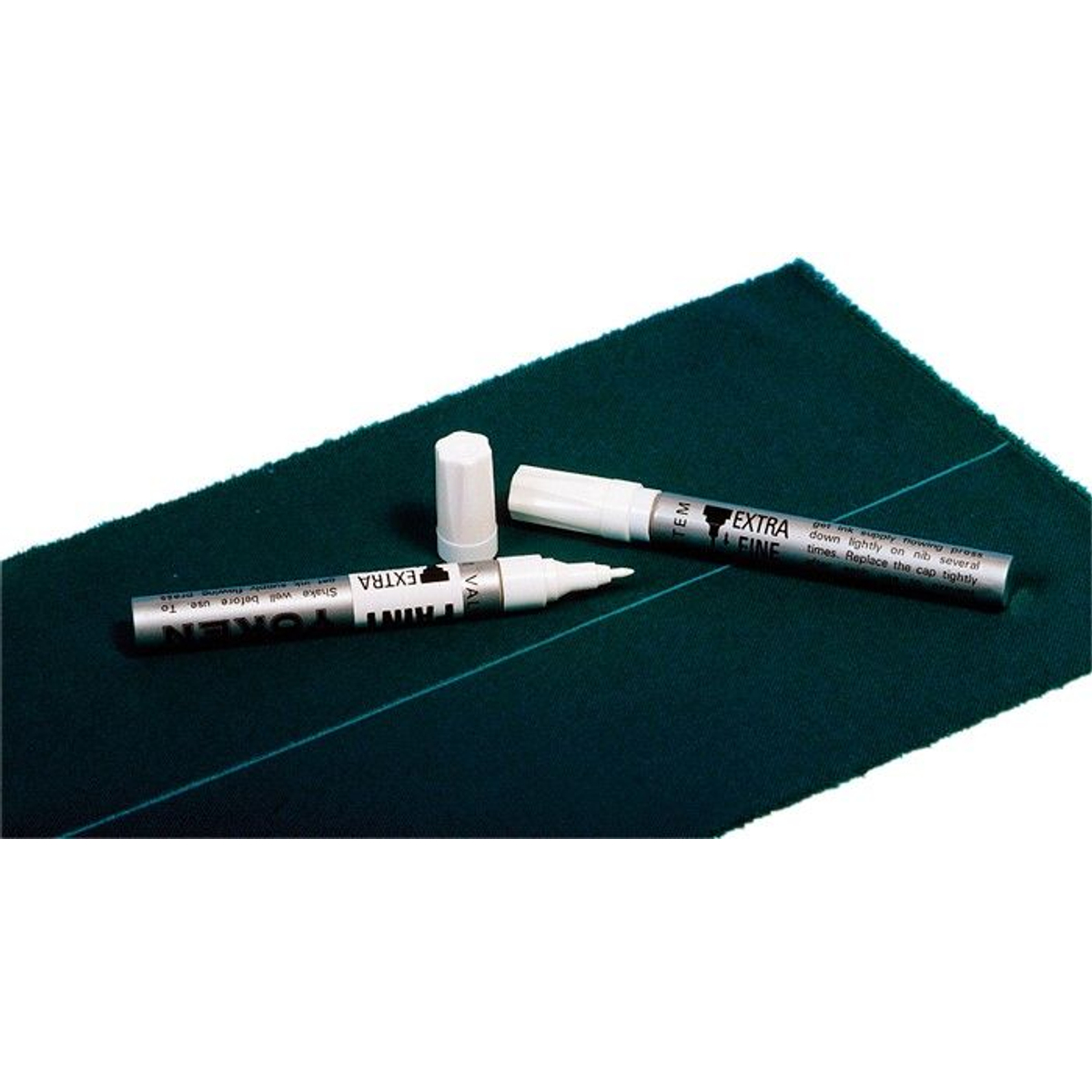 Witte markeerstift biljartlaken 