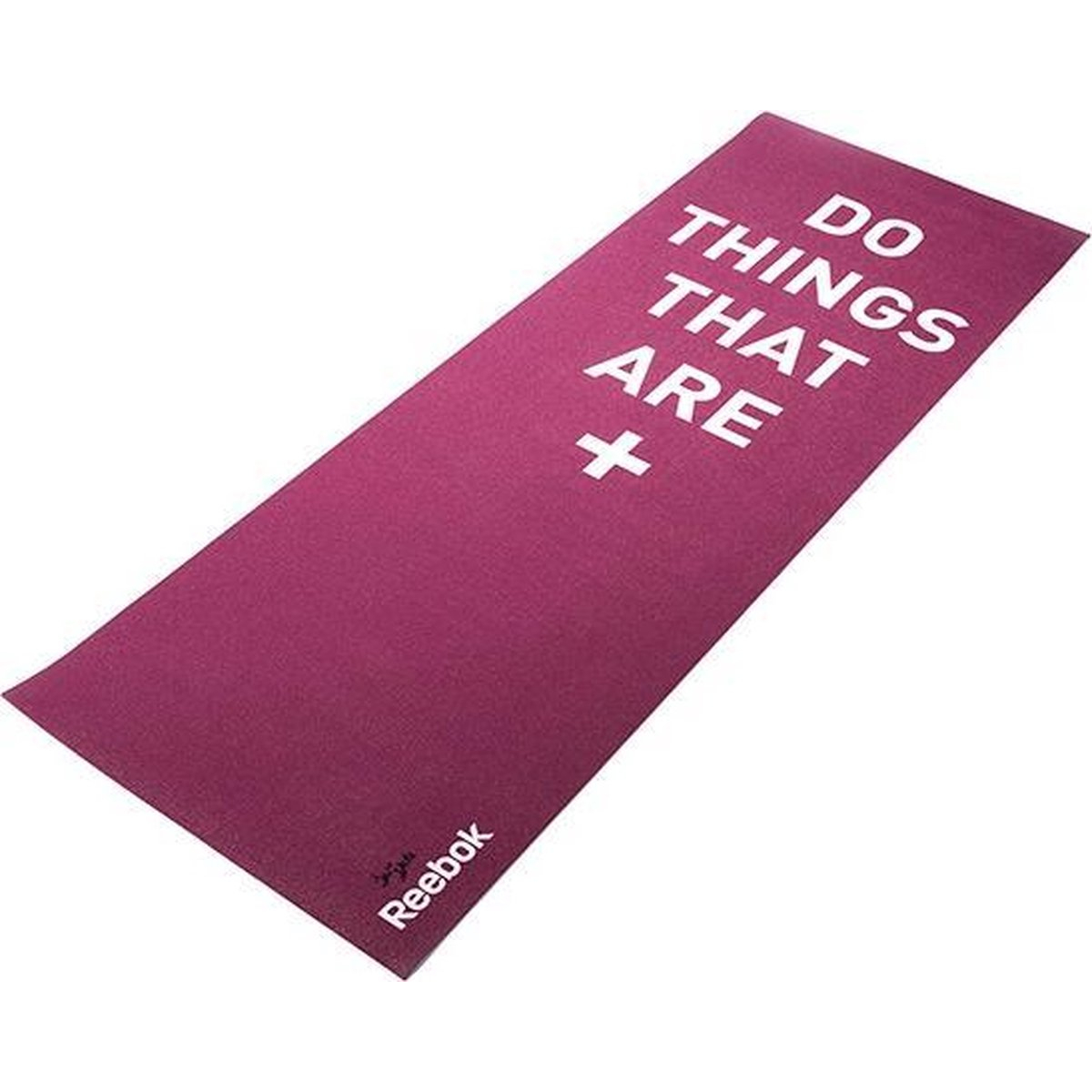 Yoga mat Crosses dubbelzijdig Reebok 4mm paars